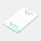 Opal elegant modern, uniek materiaal na IT-notitie Post-it® Notes (Schuin)