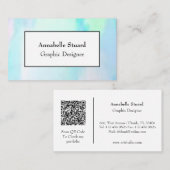 Opal elegant modern, uniek visitekaartje (Voorkant / Achterkant)