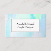 Opal elegant modern, uniek visitekaartje (Voorkant)