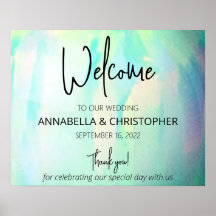 Opal Elegant Modern Welkomstteken