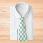 Opal en Honeydew Checkerboard Stropdas<br><div class="desc">Opal en Honeydew Checkerboard</div>