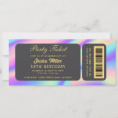 Opal Feest Ticket Uitnodiging (Voorkant)