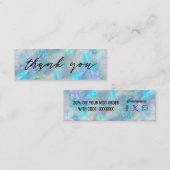 opal geïnspireerd achtergrondmini - visitekaartje (Voorkant / Achterkant)