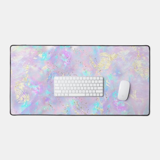 opal geïnspireerd design bureaumat (Keyboard & Muis)