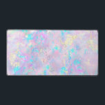 opal geïnspireerd design bureaumat<br><div class="desc">Opal Textuur Faux Glitter Faux folie Design Desk Mat</div>