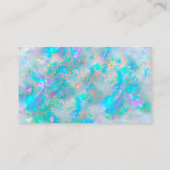 Opal geïnspireerde textuur dank u visitekaartje (Achterkant)
