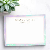 Opal gekleurde rand trendy chic post-it® notes