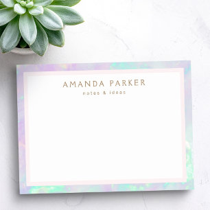 Opal gekleurde rand trendy chic post-it® notes