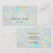 opal gem background visitekaartje (Voorkant / Achterkant)