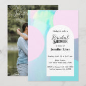 Opal Gemstone Beach Bridal Shower Kaart (Voorkant / Achterkant)