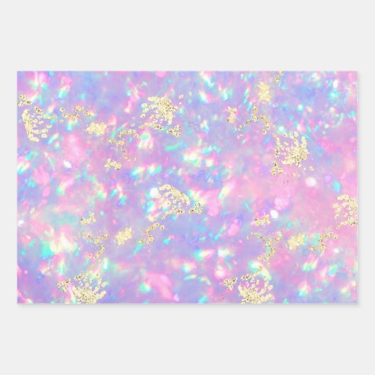 opal gemstone design van vellen papier (Voorkant)