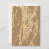 Opal Gemstone elegant modern met gouden details Kaart (Achterkant)