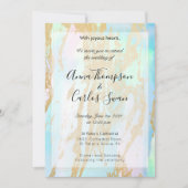 Opal Gemstone elegant modern met gouden details Kaart (Voorkant)