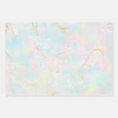 opal gemstone geïnspireerde achtergrond inpakpapier vel (Voorkant 2)