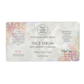 Opal Glitter Face and Hair Serum Label (Voorkant)