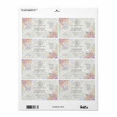 Opal Glitter Face and Hair Serum Label (Full Sheet)