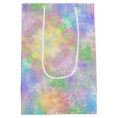 Opal Glitter Rainbow Medium Cadeauzakje (Achterkant)