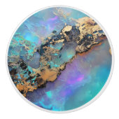 Opal Gold Gem Pattern Keramische Knop (Voorkant)