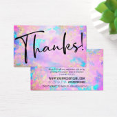 Opal Gold-klant - coupon code invoegen Visitekaartje (Bureau)