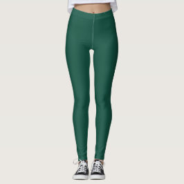 Opal Groen Effen Kleur Leggings