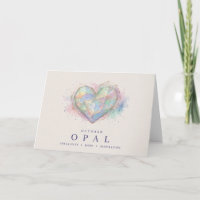Opal Hart Geboortesteen