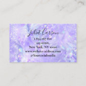  Opal Holographic Glitter Purple Visitekaartje (Achterkant)