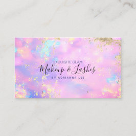 Opal Holographic MUA Beauty Salon Makeup Artist Bu Visitekaartje