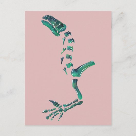 Opal Iguanodon Dinosaur Briefkaart (Voorkant)