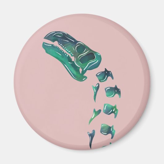 Opal Iguanodon Dinosaur Magneet (Voorkant)