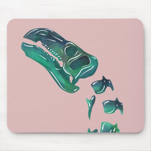 Opal Iguanodon Dinosaur Muismat (Voorkant)