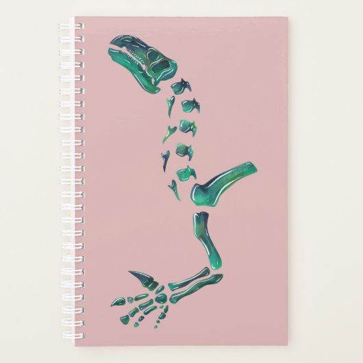 Opal Iguanodon Dinosaur Planner (Voorkant)