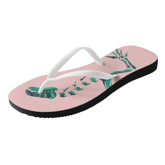 Opal Iguanodon Dinosaur Teenslippers (Schuin)