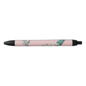 Opal Iguanodon Dinosaur Zwarte Inkt Pen (Voorkant)