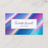 Opal iriserende QR Code Beauty Pro's Visitekaartje (Voorkant)