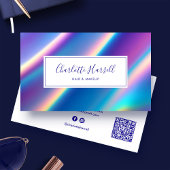 Opal iriserende QR Code Beauty Pro's Visitekaartje