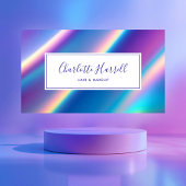 Opal iriserende QR Code Beauty Pro's Visitekaartje