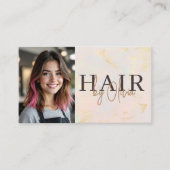 Opal Kapsalon Stylist Foto QR-code Visitekaartje (Voorkant)