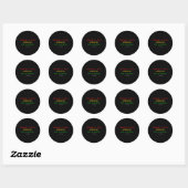 Opal Lee Juneteenth 1865 Black Independence Emanci Ronde Sticker (Vel)