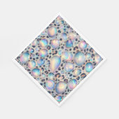 Opal Leopard Print Luxury Napkins Servet (Hoek)