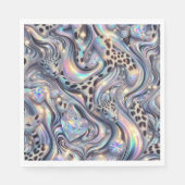 Opal Leopard Print Luxury Napkins Servet (Voorkant)