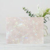 Opal & Light Blue Flat - Hartelijk dank Bedankkaart (Staand voorkant)