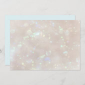 Opal & Light Blue Flat - Hartelijk dank Bedankkaart (Voorkant / Achterkant)