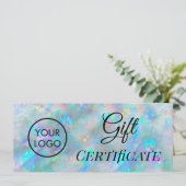 Opal-logo cadeaubon (Staand voorkant)