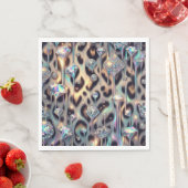 Opal Luipaardprint Luxe Servetten (Insitu)