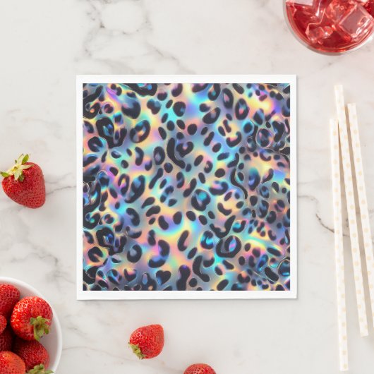 Opal Luipaardprint Luxe Servetten (Insitu)