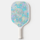 opal minerale faux glitter pickleball paddle (Voorkant)