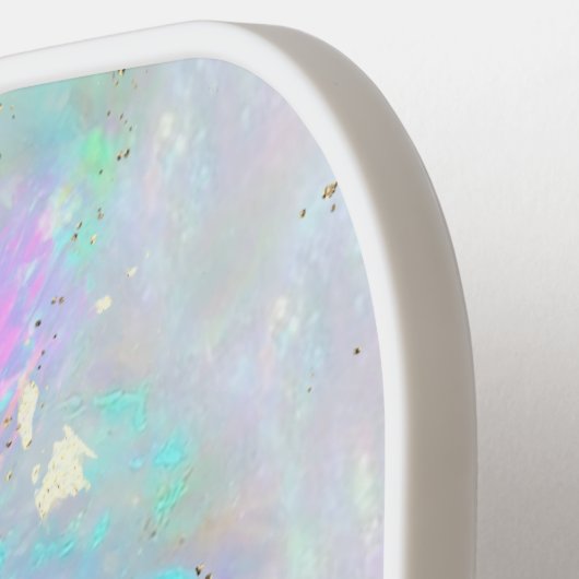 opal minerale faux glitter pickleball paddle (Links Detail)