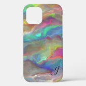 Opal Monogram Case-Mate iPhone Case (Achterkant)