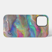 Opal Monogram iPhone Hoesje (Achterkant horizontaal)