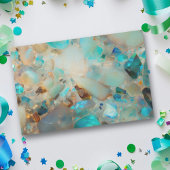 Opal Mooie Blauwe Aqua Edelsteen Tissuepapier